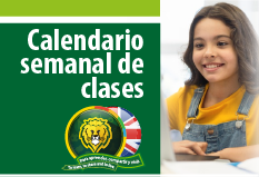 CALENDARIO SEMANAL DE CLASES