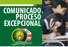 COMUNICADO PROCESO EXCEPCIONAL